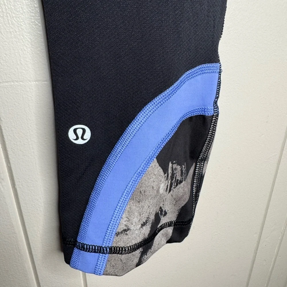 limited edition Lululemon x Soulcycle Run Inspire Crop II *Full-On Luxtreme sz 2